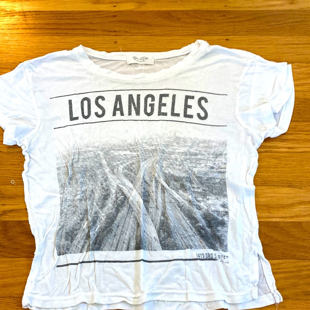 Cute cropped Los Angeles tank top